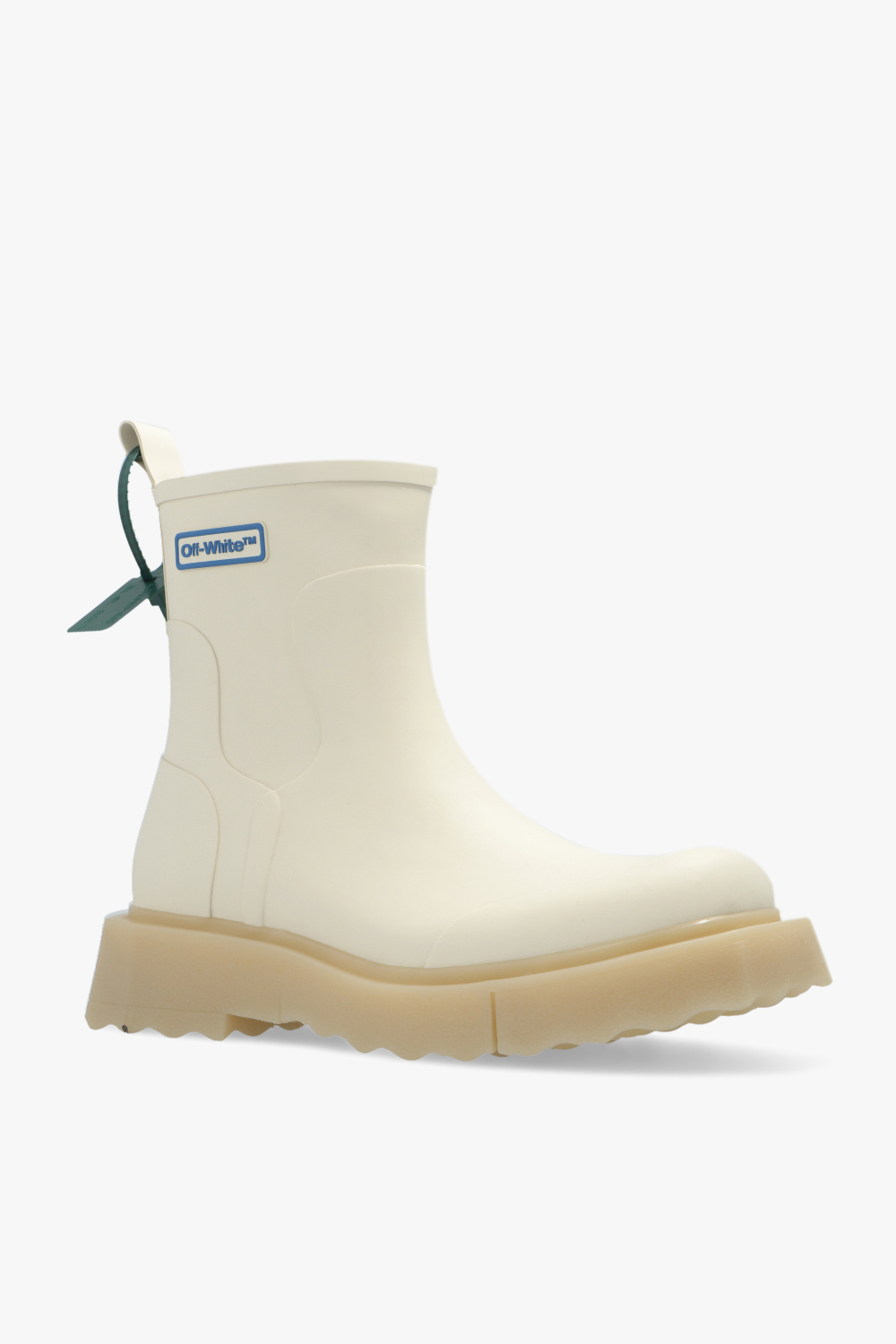 Cream best sale rain boots